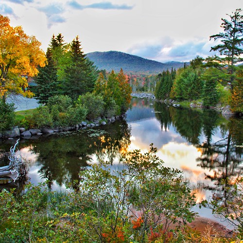 Lake Placid New York Ausable River at Franklin Road Brid… Flickr