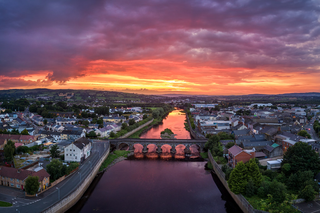 Strabane Town & The River Mourne Strabane, County Tyrone, … Flickr