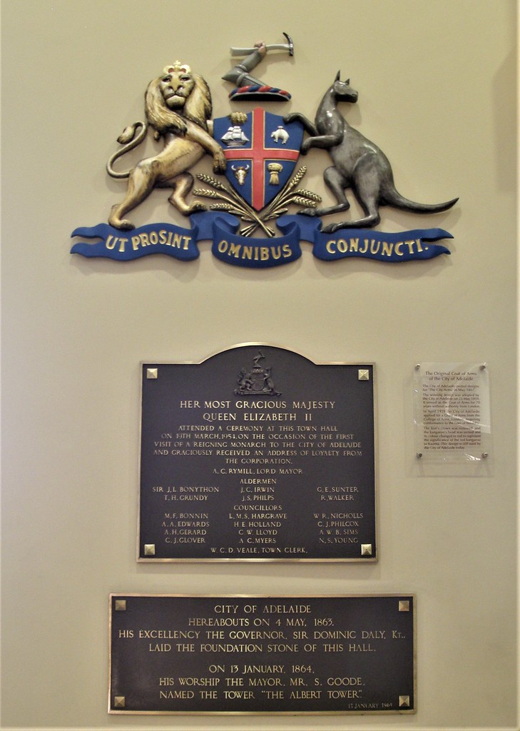 Adelaide Town Hall / City of Adelaide original Coat of Arm… Flickr