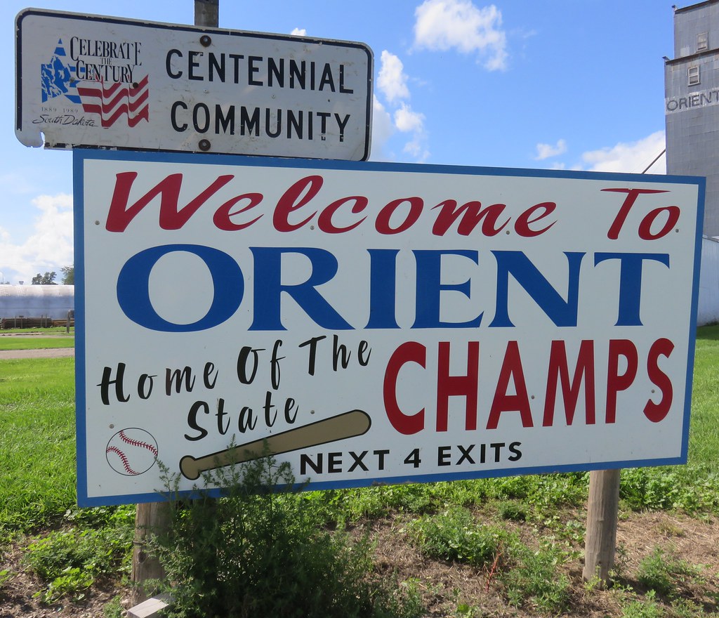 to Orient Sign (Orient, South Dakota) Orient, Sout… Flickr
