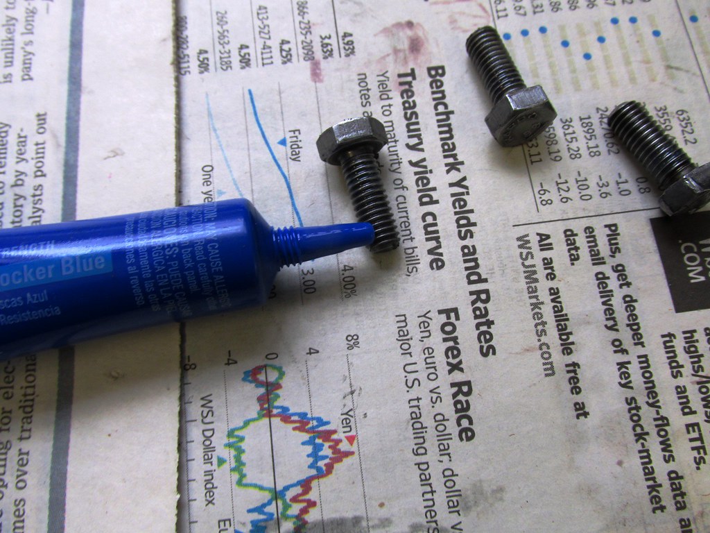 Blue Loctite on Oil Pump Cover Bolts Brook Reams Flickr