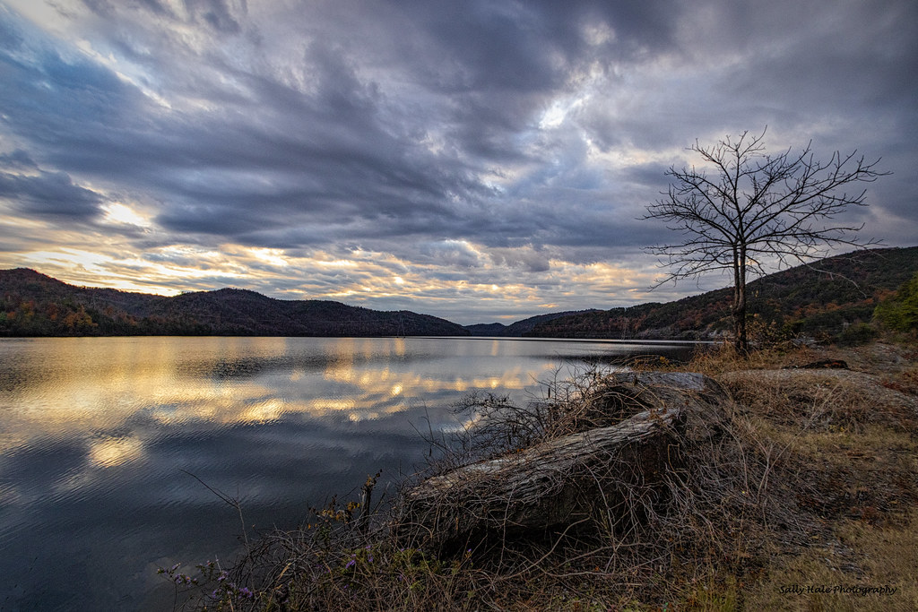 The Edge of Sunset Lake Chilhowee, TN Sally Hale Flickr