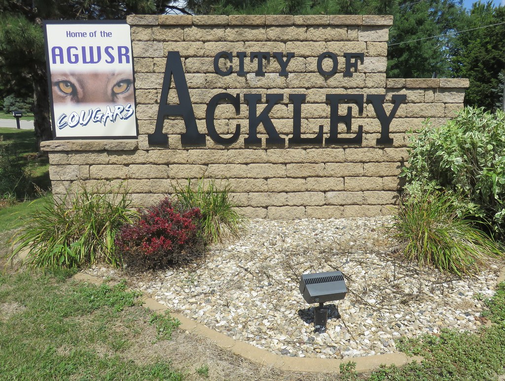 City of Ackley Sign (Ackley, Iowa) Ackley, Iowa is located… Flickr