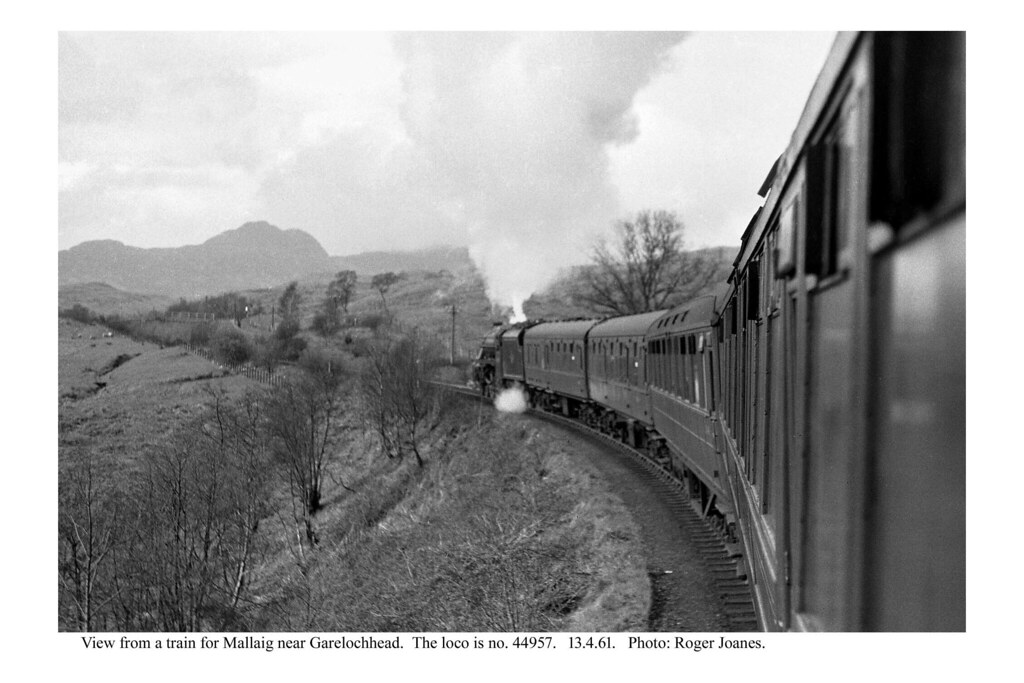 Garelochhead (near). View from train for Mallaig. 13.4.61 Flickr