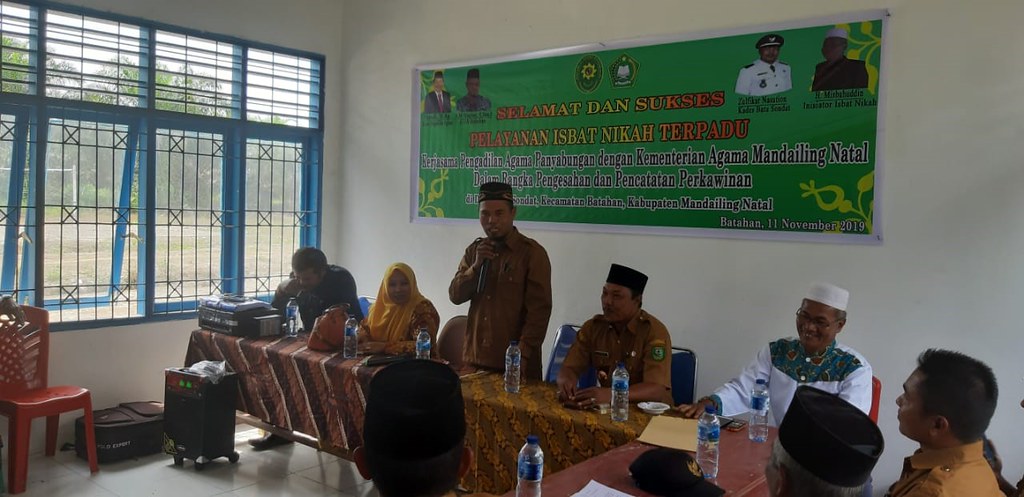 PA.Pyb Sidang Isbat Nikah Terpadu Pengadilan Agama Panyabungan Di