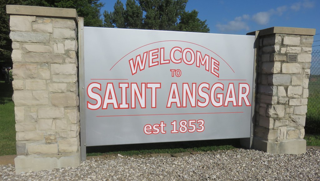 to Saint Ansgar Sign (Saint Ansgar, Iowa) Saint An… Flickr