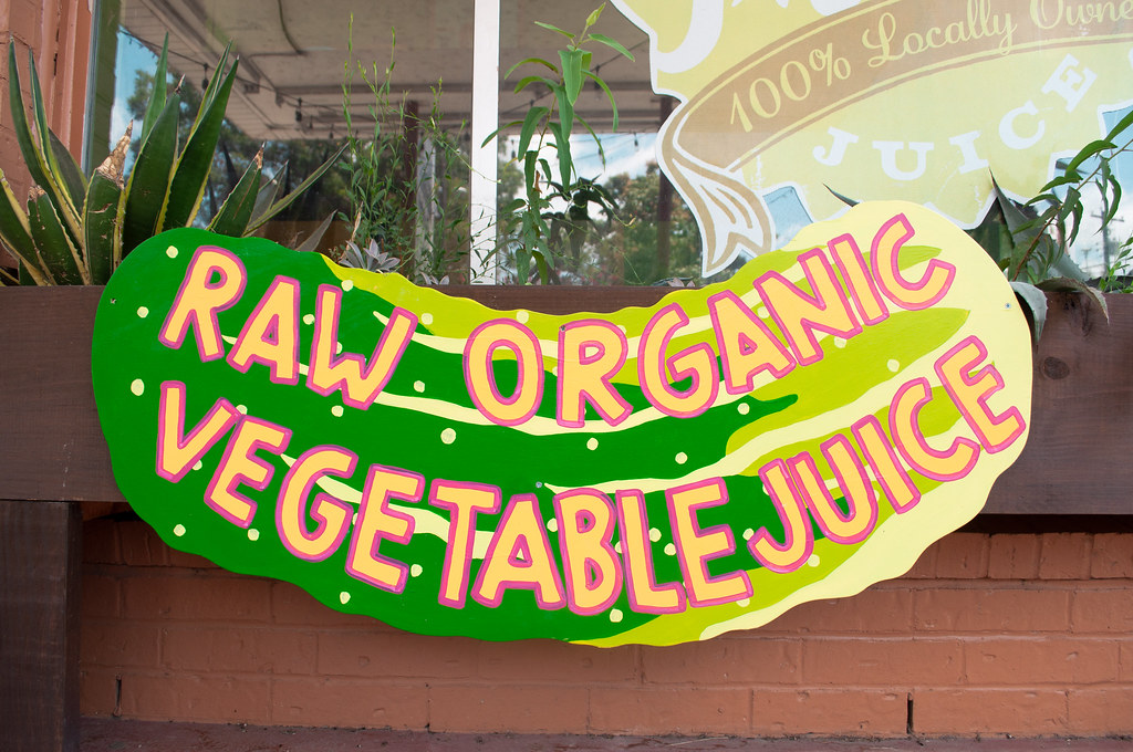 Raw Organic Vegetable Juice Juiceland, Austin AdelaKozak Flickr
