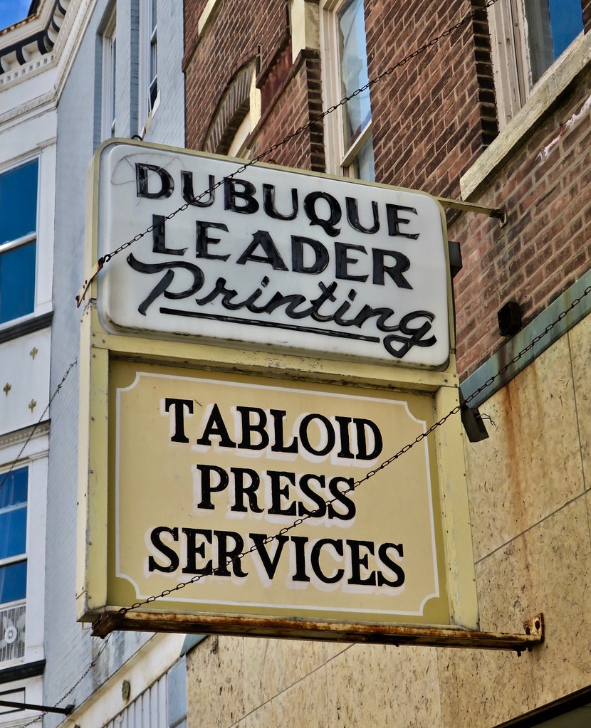 Dubuque Leader Printing, Dubuque, IA The Dubuque Leader, 1… Flickr