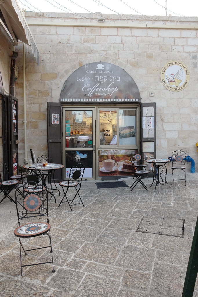 Christ Church Coffee Shop Jewish Quarter, Old City, Jerusa… Flickr
