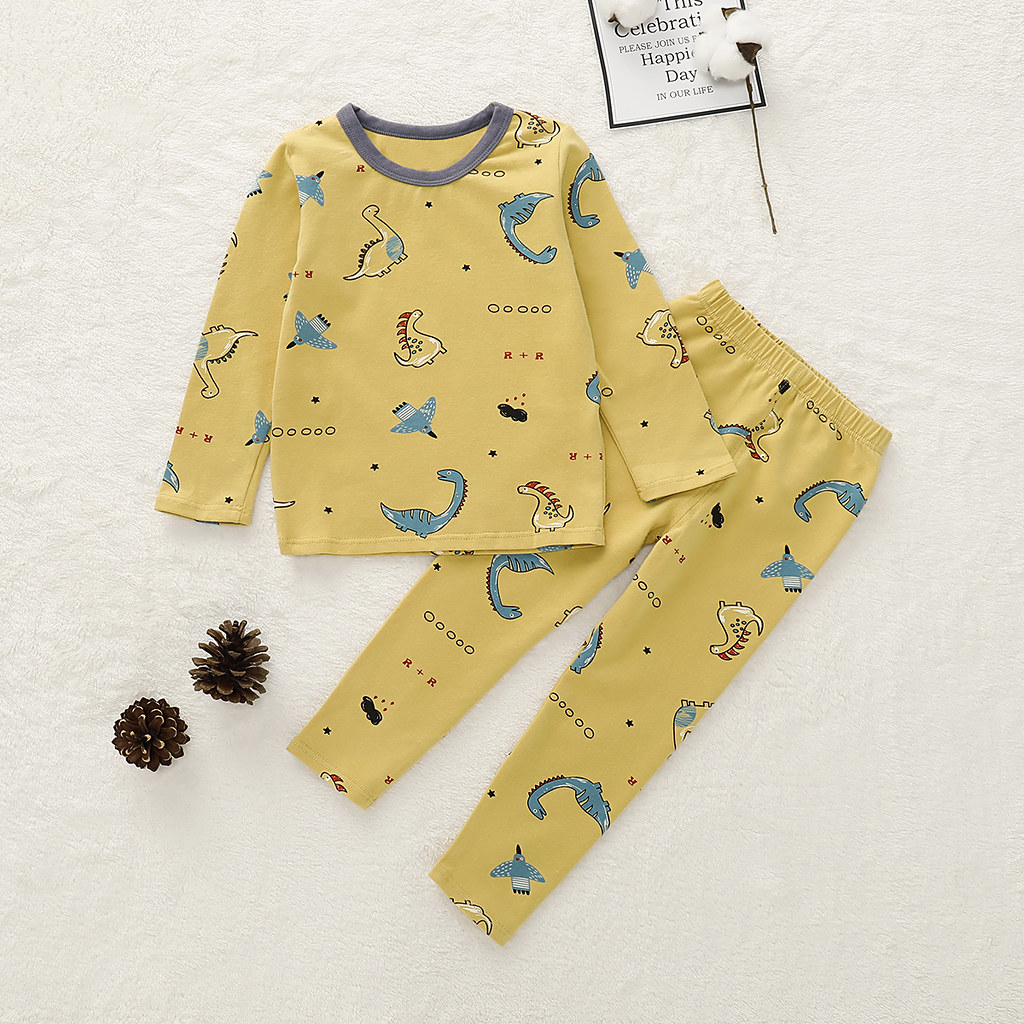 Baby Pajamas 2Piece Baby Cute Print Top And Pants Set kimibear baby Flickr