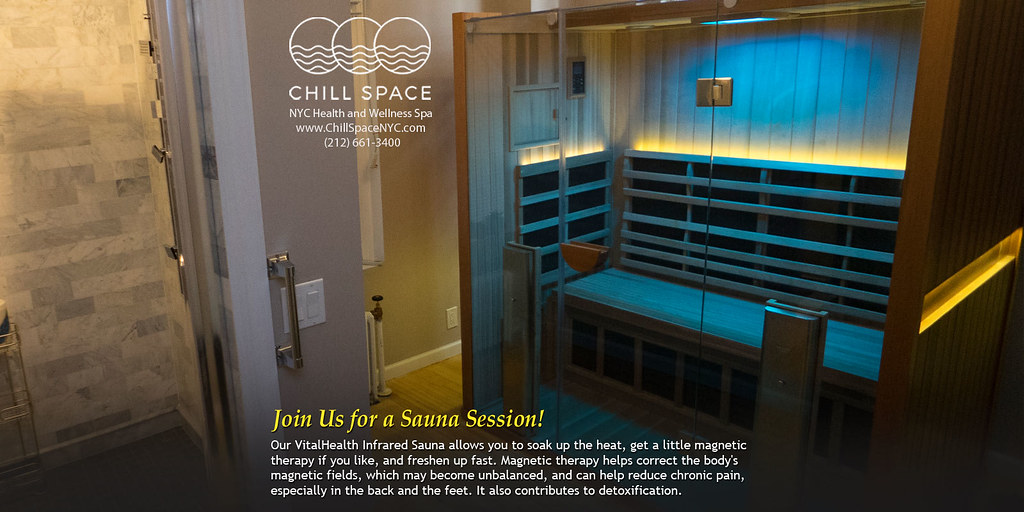 Relax in the infrared sauna by Chill Space Detox your body… Flickr