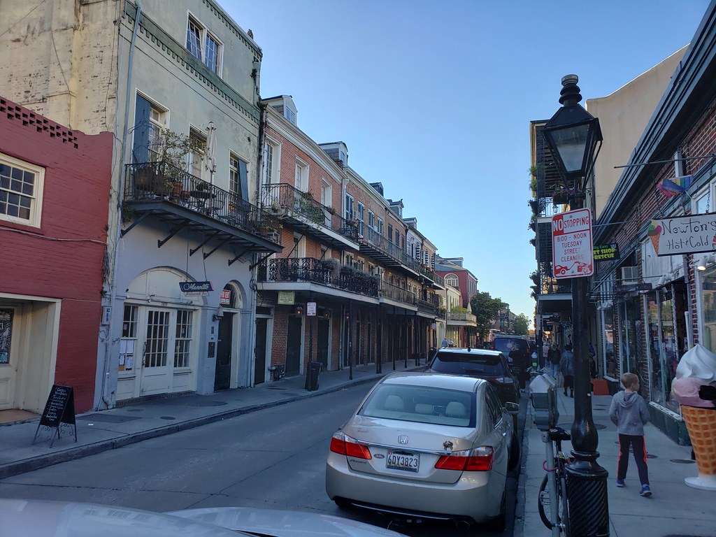 New Orleans Heading down Dumaine Street in the French Quar