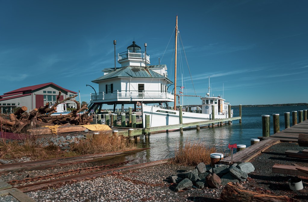 Hooper Strait Lighthouse At the Chesapeake Bay Maritime Mu… Flickr