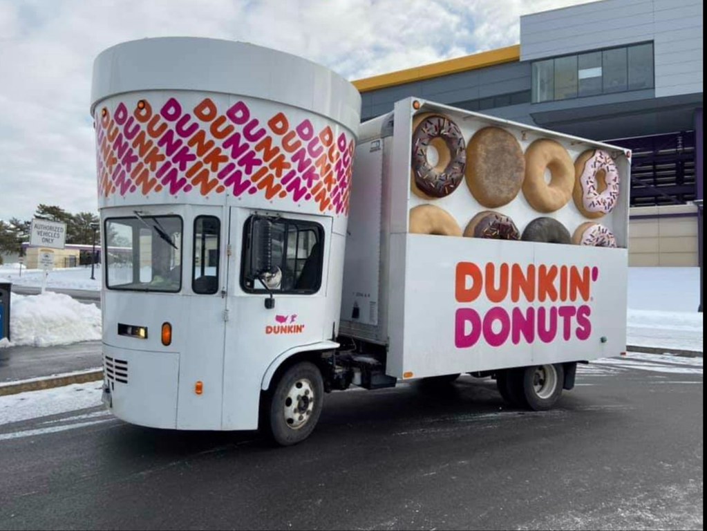 Dunkin' Donuts truck in Albany NY Friend took this picture… Flickr