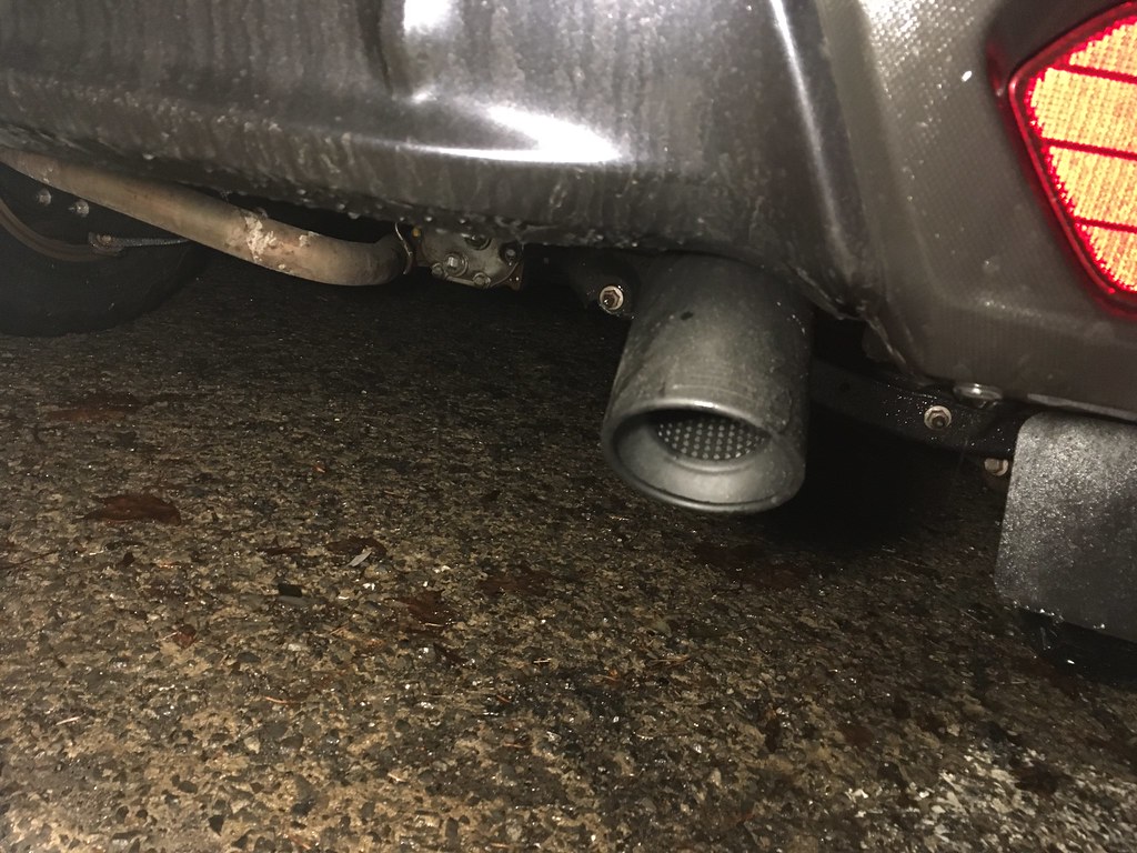 Matte black exhaust tip Adds a nice, beefy look as the o.d… Flickr