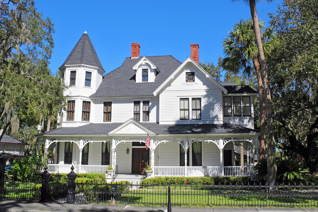 Burford House, Ocala Front view of the Victorian Queen Ann… Flickr