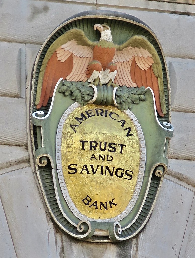 American Trust and Savings Bank, Dubuque, IA Emblem on the… Flickr
