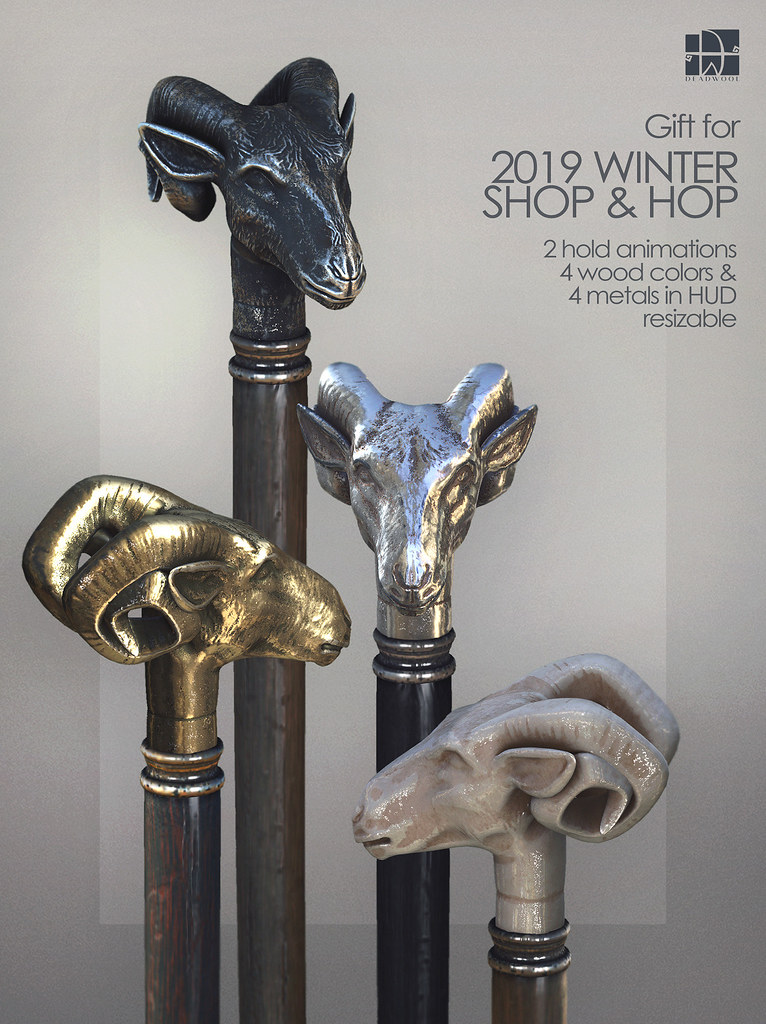 [Deadwool] Goat cane gift for Second Life’s Shop & Hop e… Flickr
