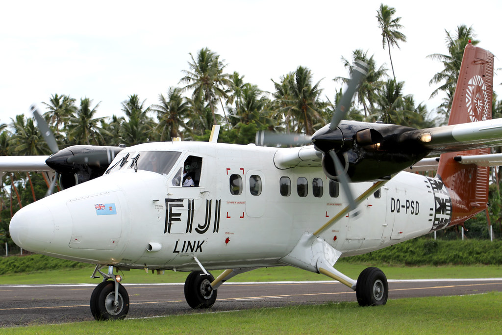 Fiji calling Fiji Link DHC6300 Twin Otter DQPSD parking… Flickr