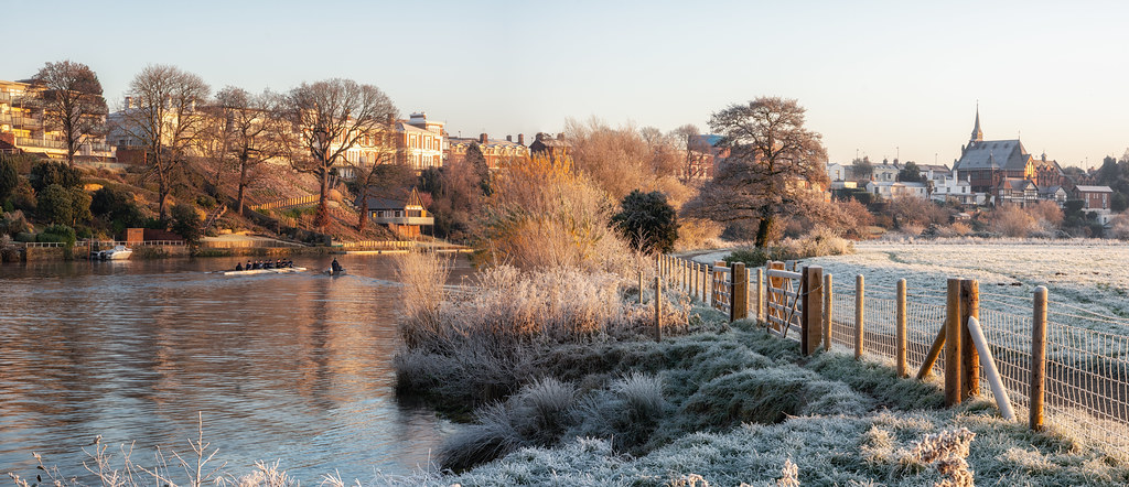 Chester Meadows Panorama Freezing cold morning on the Rive… Flickr
