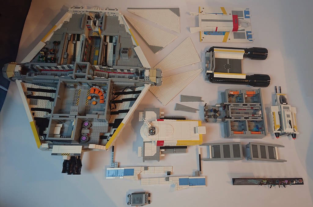 Lego Star Wars Rebels the Ghost moc all components Flickr