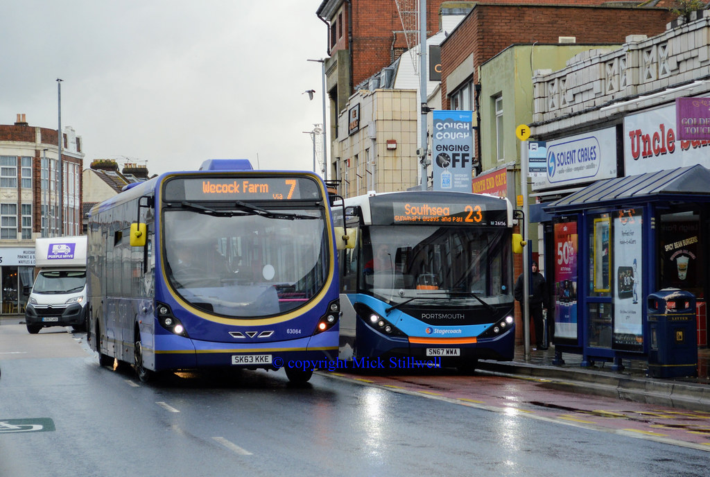 Portsmouth Buses North End 63064 SK63KKE 26156 SN67WWA PD3. Flickr
