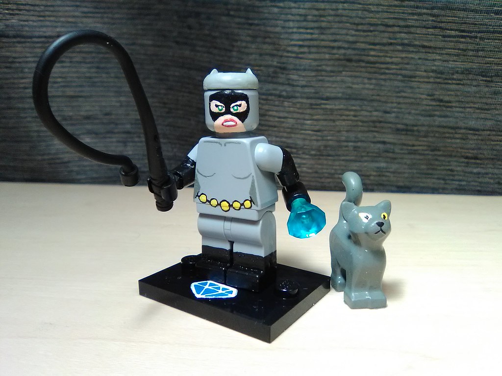 Catwoman from Batman the Animated Series. Custom Lego mini… Flickr