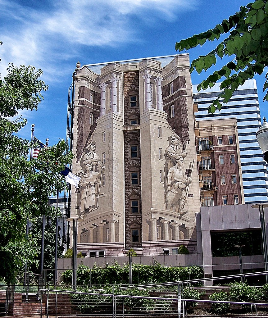 Portland Oregon Oregon Pioneer Mural by Richard Haas O… Flickr