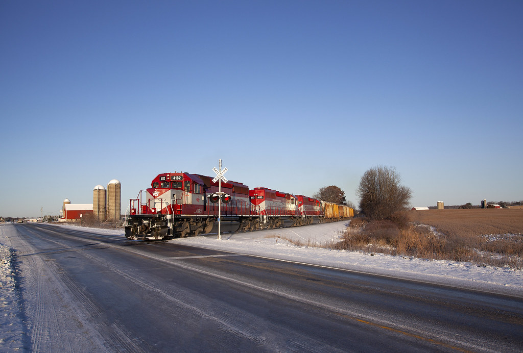 WSOR0029 Westbound Wisconsin & Southern manifest T4 rolls … Flickr