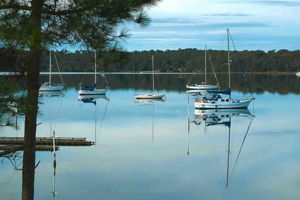 North Arm Cove Scene North Arm Cove, Port Stephens, NSW Au… Flickr