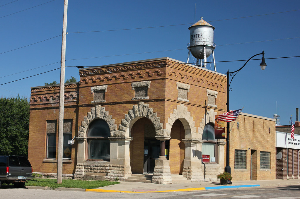 Bank Building Dexter, MN Tom McLaughlin Flickr