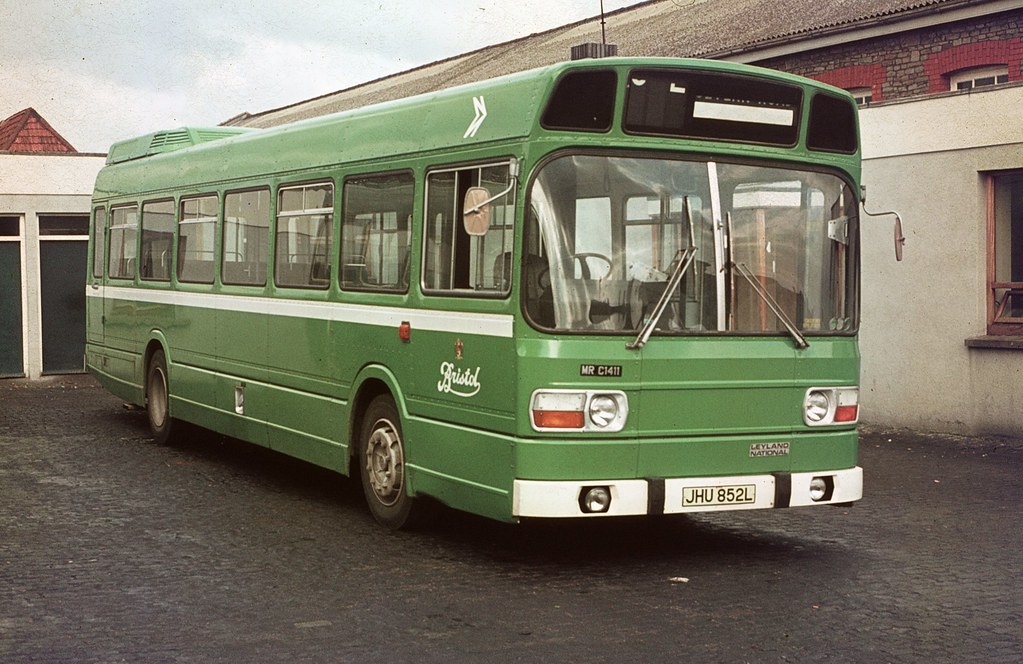 C1411. JHU 852L Bristol Omnibus Photographed when still q… Flickr