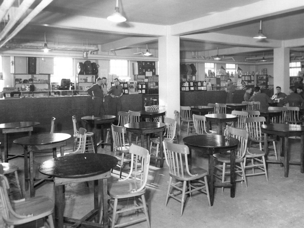 Fort Dix Cafeteria 1942 Pictured, the post exchange's rest… Flickr