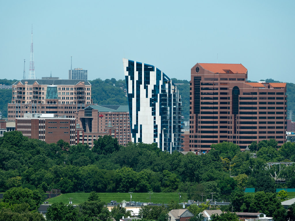 Covington Skyline Covington's skyline, as seen from Newpor… Travis Estell Flickr