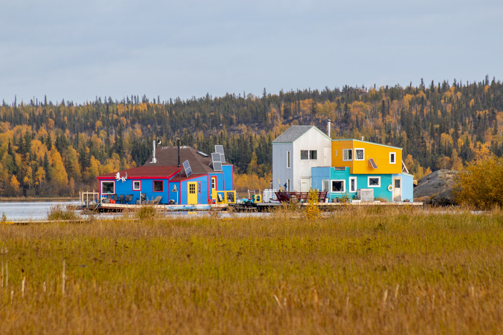 Houseboats, Yellowknife, Great Slave Lake, NWT Yellowknife… Flickr