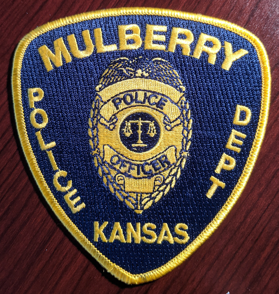 Mulberry KS Police Department Shoulder Patch Kansas Law Enforcement