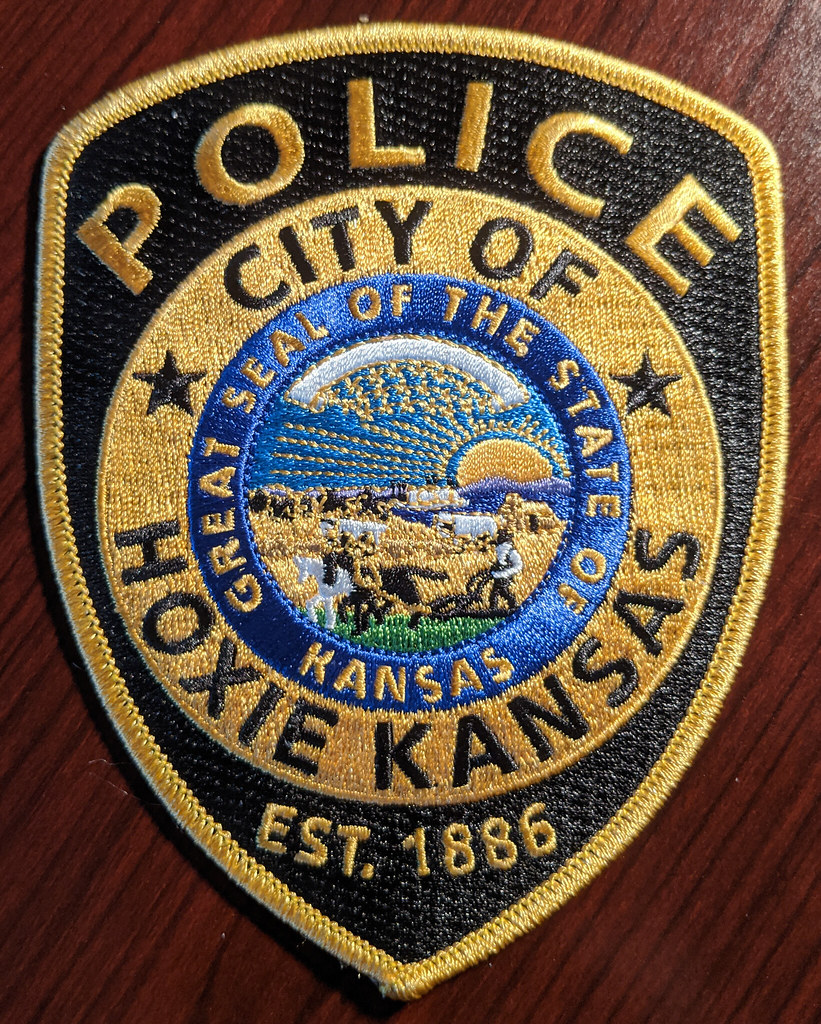 Hoxie KS Police Department Shoulder Patch Kansas Law Enforcement