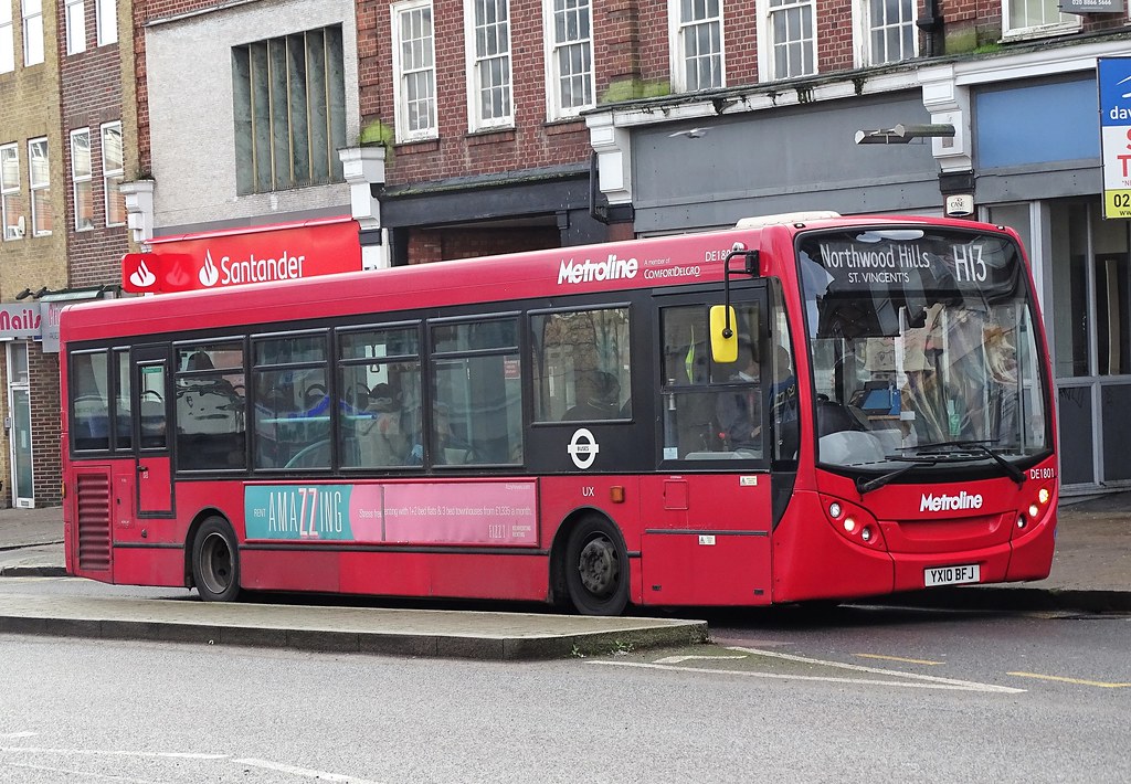 Metroline AD E200 DE1801 YX10BFJ on route H13 At Pinner Alan Howes