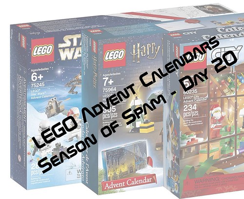LEGO Advent Calendars Season of Spam Day 20 I bought all… Flickr
