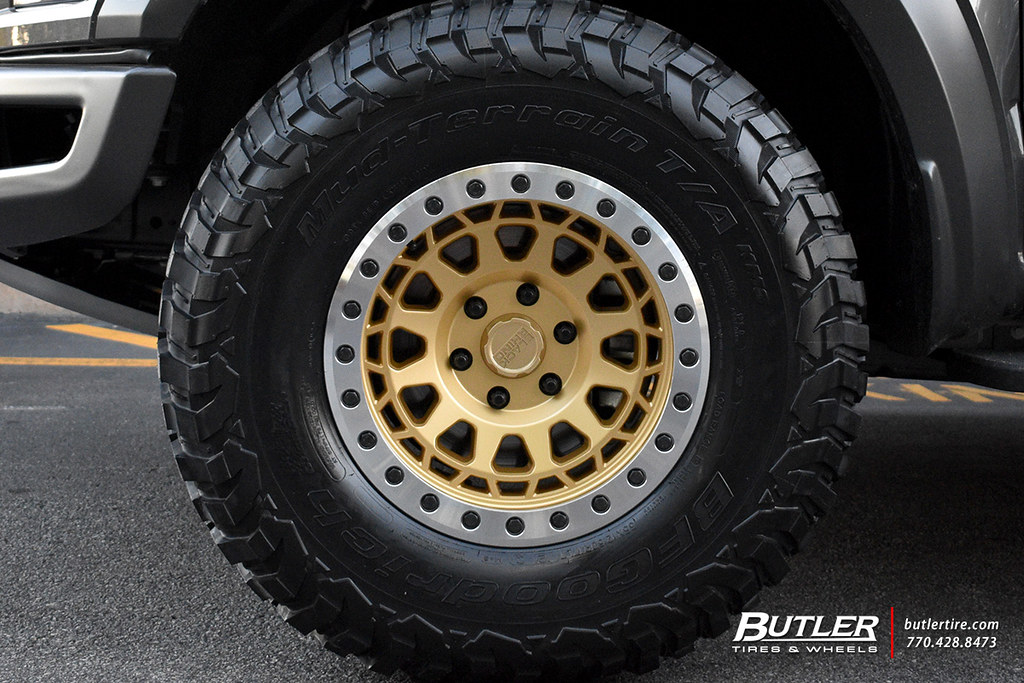 Ford Raptor with 17in Black Rhino Primm Beadlock Wheels and BFGoodrich