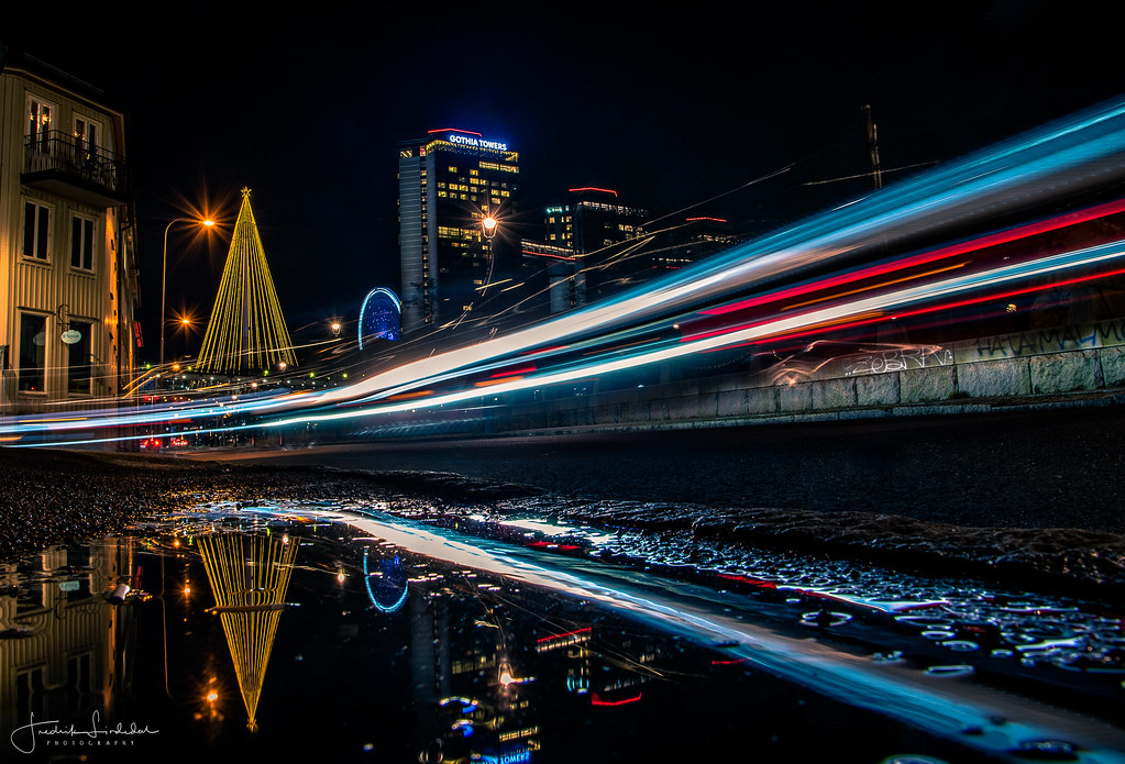 Gothenburg Night Lights Fredrik Lindedal Flickr