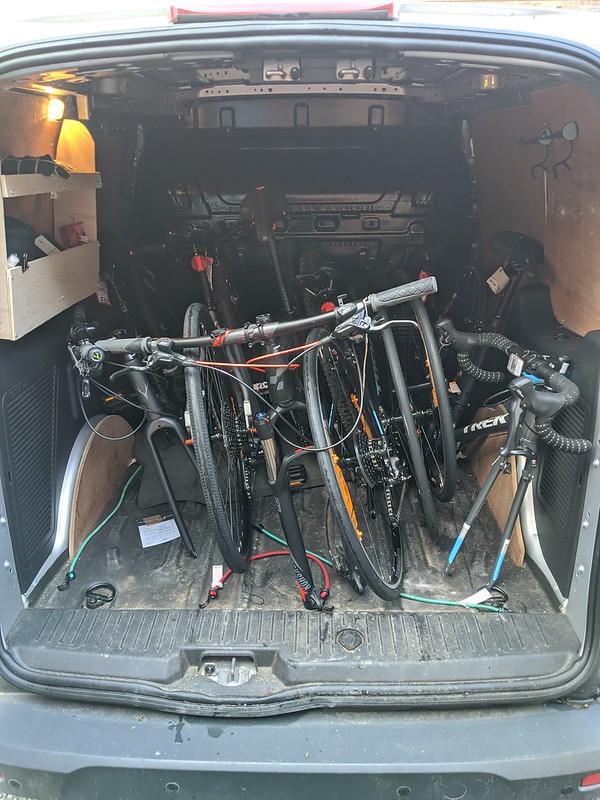 How do you carry bikes in the back of your van? Singletrack World