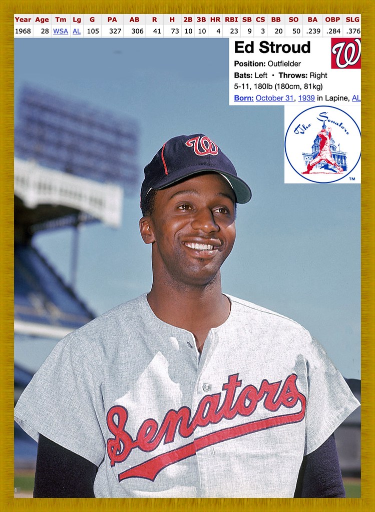 1968 ed stroud UNDATED Ed Stroud 36 of the Washington Se… Flickr