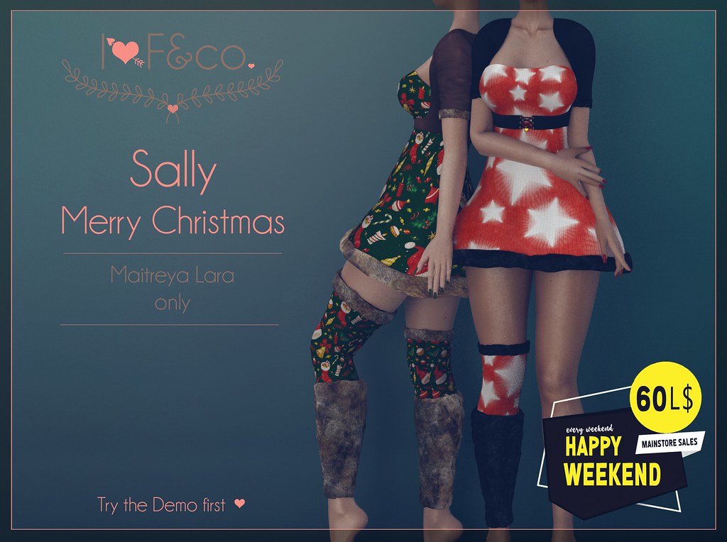 Secondlife Christmas Shopping Events November 2023 Sally 60 Linden Happy Weekend Teleport Hub Live!