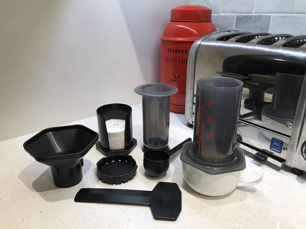 Aeropress coffee maker parts Aeropress coffee maker parts,… Flickr