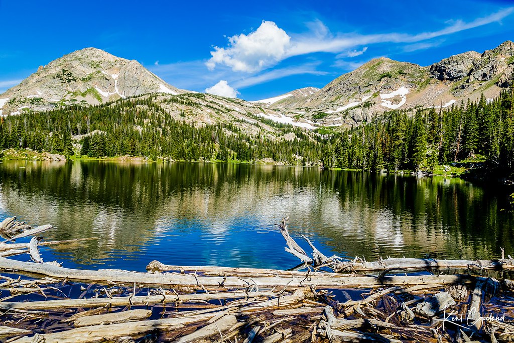 Jasper Lake Colorado High country reflections near the con… Flickr