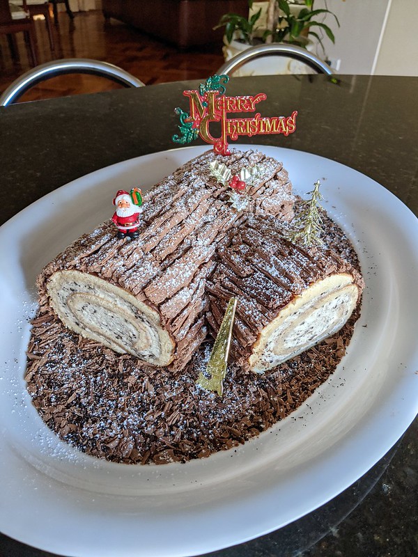 Cookies and Cream Yule Log The Bake Walk Journal