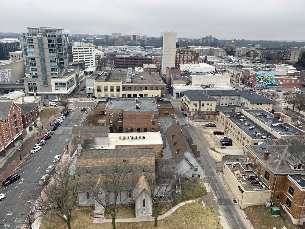Iowa City, IA aerial view December 26, 2019 Alan Light Flickr