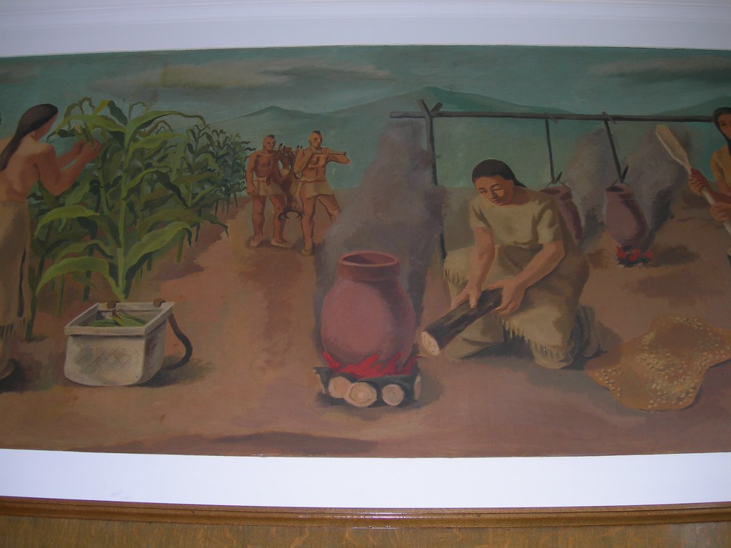 Honeoye Falls NY Post Office Mural Detail New Deal mural e… Flickr