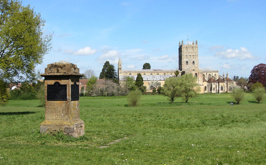 View of Tewkesbury Abbey From The Vineyards Park, Tewkesbu… Flickr